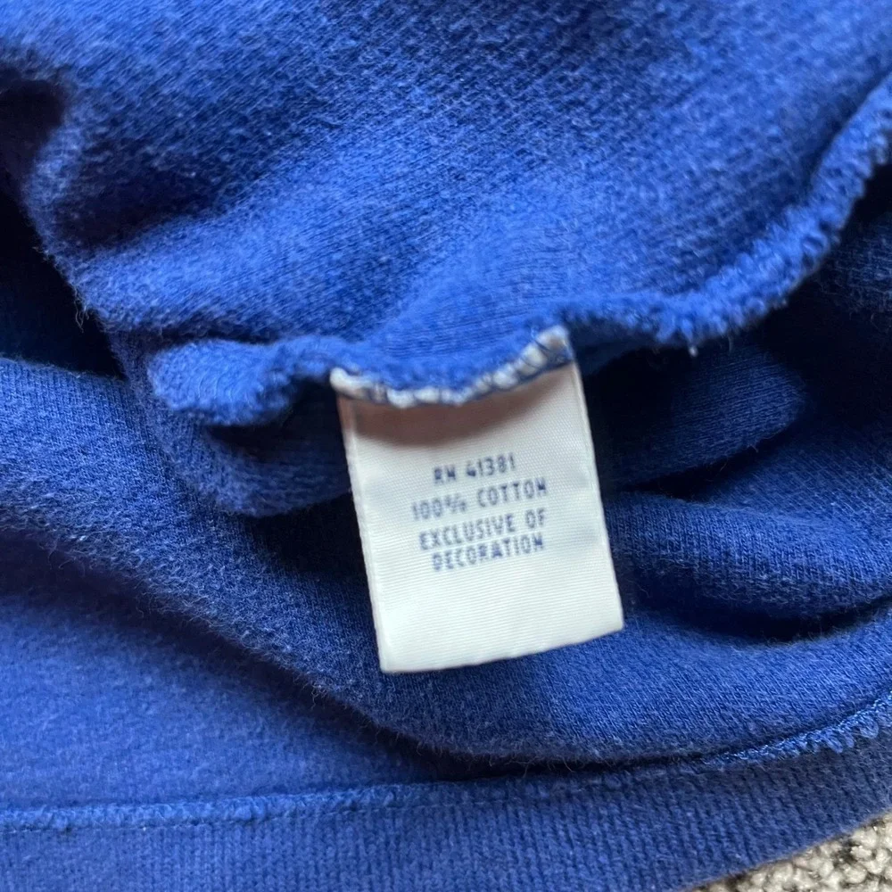 polo Ralph Lauren Sweatshirt Mens 2XB Big Quarter Zip Fleece Pullover Blue